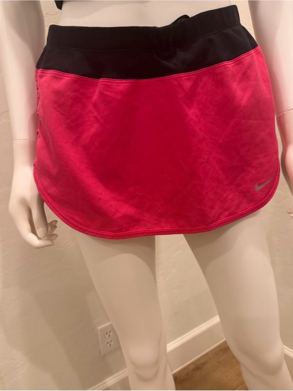 Nike Pink Athletic Skort with Black Waistband